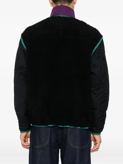 Khoki Panelled Jacket In Black