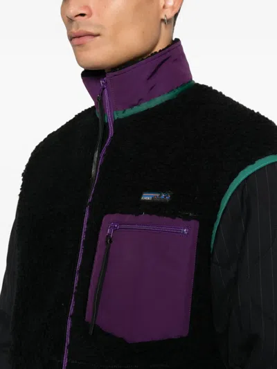 Khoki Panelled Jacket In Black