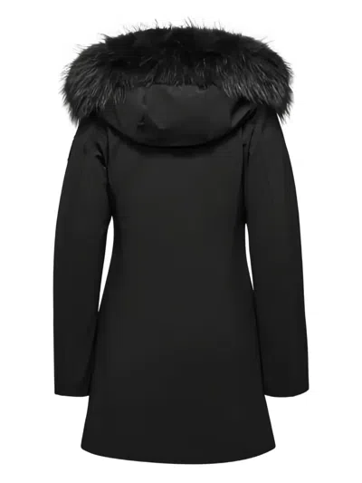 Bomboogie Zip-fastening Coat In Black