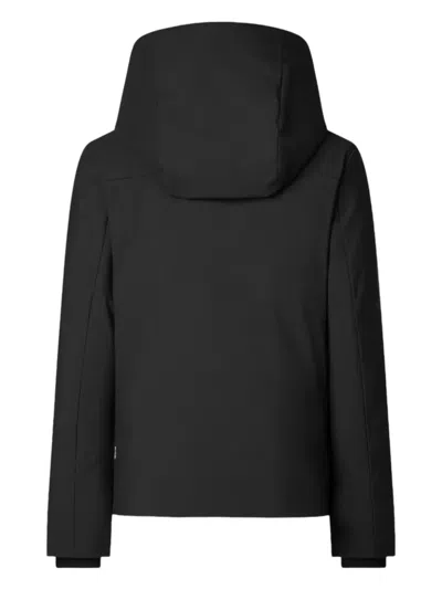 Save The Duck Shanon Buttoned Hooded Jacket In Black