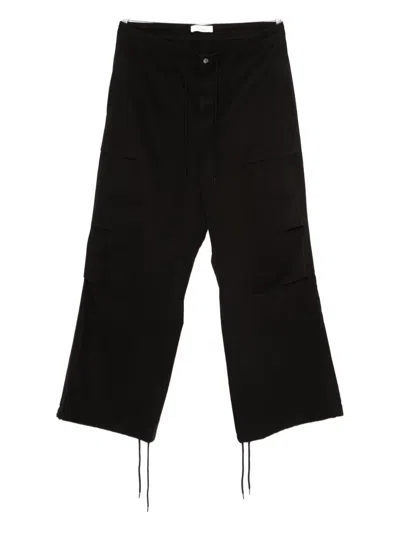 Entire Studios Drawstring Trousers In Black