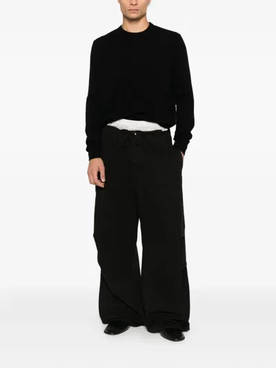 Entire Studios Drawstring Trousers In Black