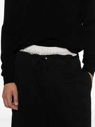Entire Studios Drawstring Trousers In Black