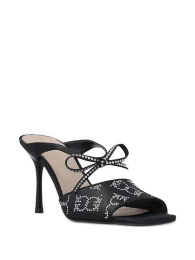 Pinko Bow Embellished Lisa 17 Pumps In Black