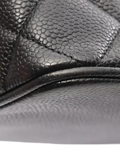 Pre-owned Chanel 2000-2002s Reissue Caviar-leather Tote Bag In Black