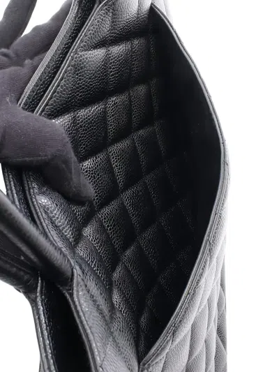 Pre-owned Chanel 2000-2002 Medallion Tote Bag In Black