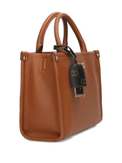 Liu •jo Logo-detail Tote Bag In Brown