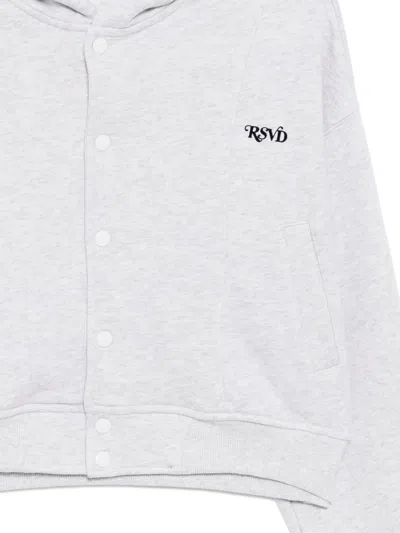 Izzue Button-up Bomber Jacket In Gray