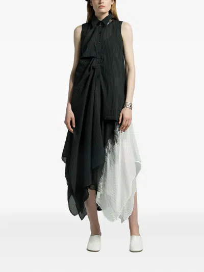 Marc Le Bihan Asymmetric Dress In Black
