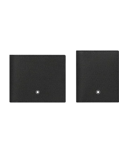 Montblanc Textured Logo-patch Case In Black