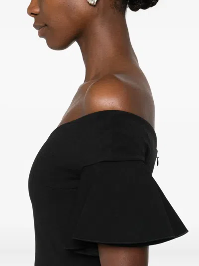 Solace London Cielo Maxi Dress In Black