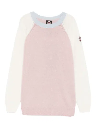 Colmar Logo-patch Sweater In Pink