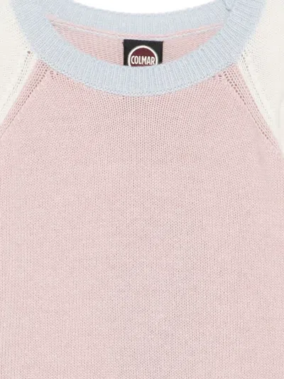 Colmar Logo-patch Sweater In Pink