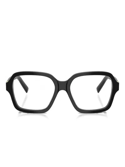 Miu Miu Square-frame Glasses In Black