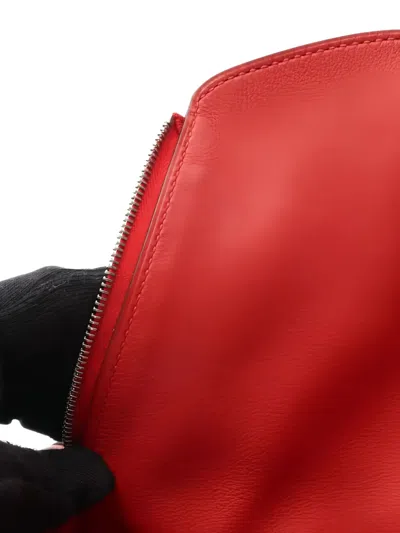 Pre-owned Hermes 2016 Lindy 26 Shoulder Bag In Red