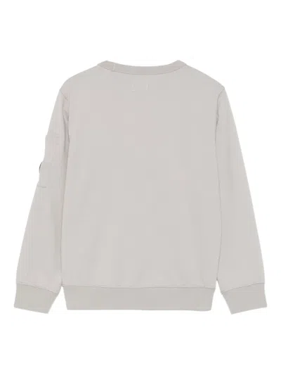 C.p. Company Lens-detail Sweatshirt In Gray