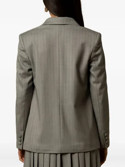 Kocca Gisberta Single-breasted Blazer In Gray