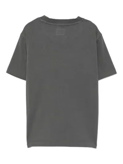C.p. Company Logo T-shirt In Gray