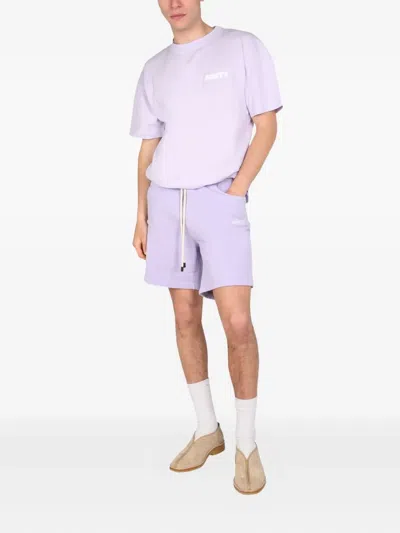 Mouty Logo-print T-shirt In Purple