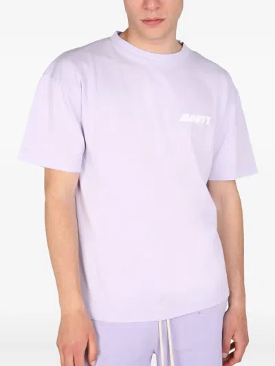 Mouty Logo-print T-shirt In Purple
