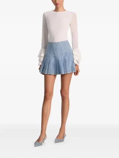 Alice And Olivia Delaina Top In White