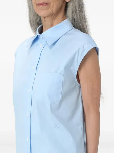 Jacob Cohen Sleeveless Shirt In Blue