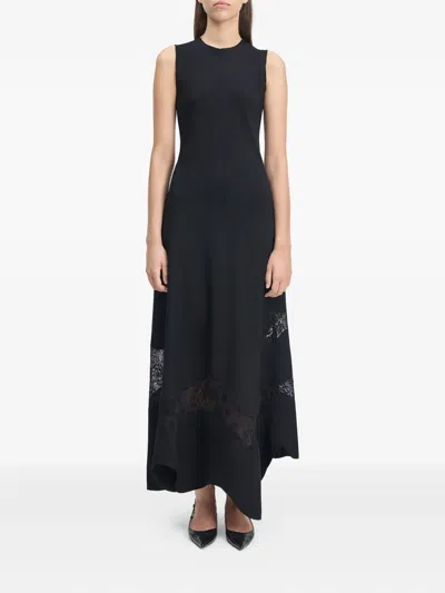 Bite Studios Lace Sound Midi Dress In Black