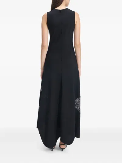 Bite Studios Lace Sound Midi Dress In Black