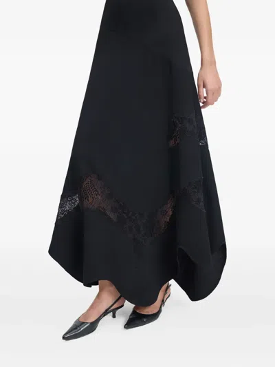 Bite Studios Lace Sound Midi Dress In Black