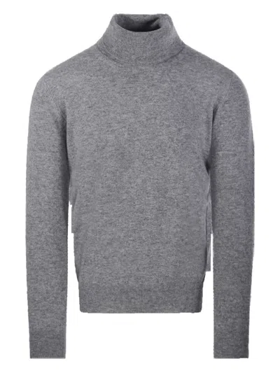 Altea Roll-neck Sweater In Gray