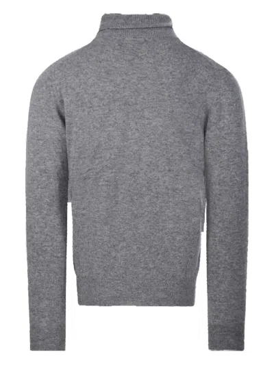 Altea Roll-neck Sweater In Gray
