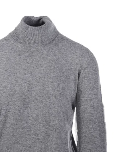 Altea Roll-neck Sweater In Gray