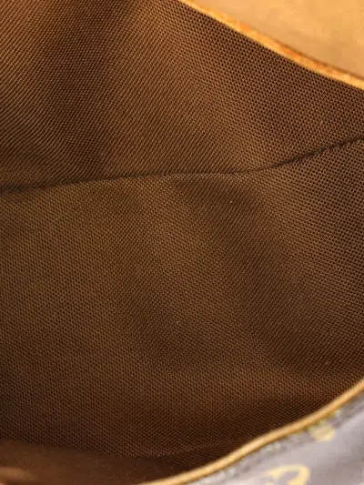 Pre-owned Louis Vuitton Looping Handbag Monogram Canvas Mini Satchel In Brown