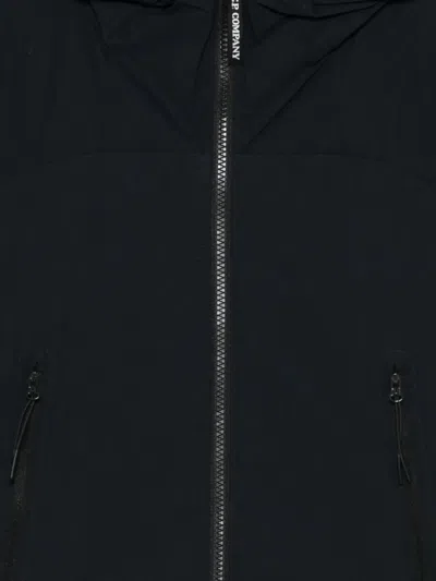 C.p. Company Hooded Padded Jacket In Blue