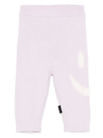 Molo Smile Ribbed Stinus Trousers In Black