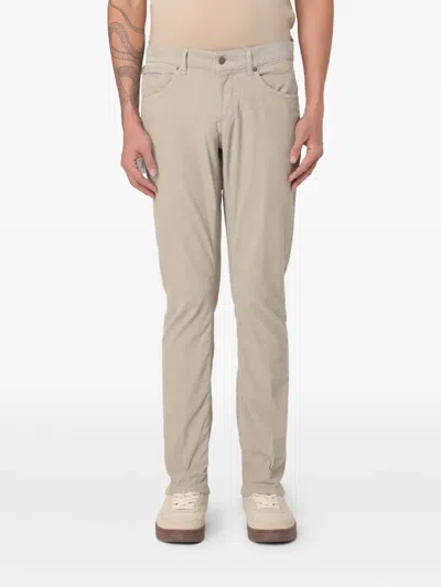Dondup George Corduroy Trousers In Neutral