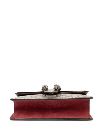 Pre-owned Gucci 2016-2025 Small Gg Supreme Blooms Dionysus Crossbody Bag In Brown