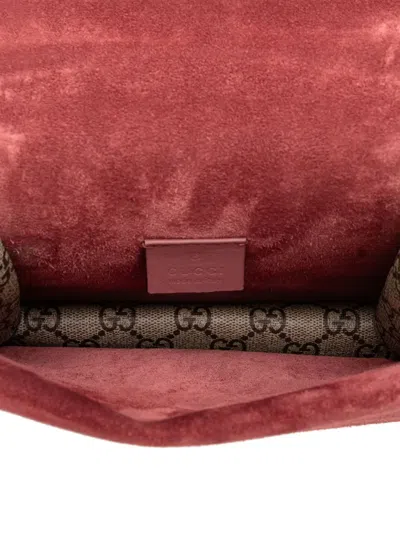 Pre-owned Gucci 2016-2025 Small Gg Supreme Blooms Dionysus Crossbody Bag In Brown