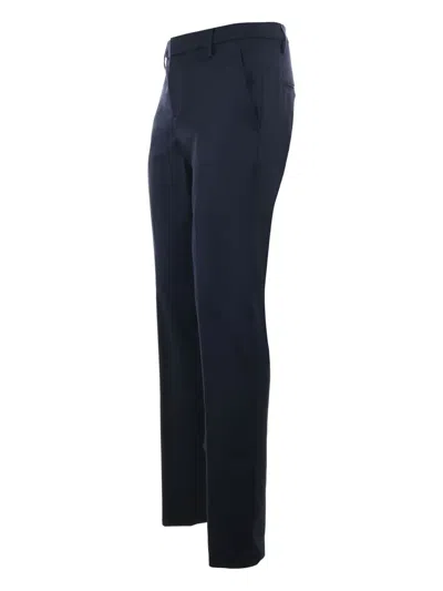 Dondup Spiritissimo Button-fastening Tapered Trousers In Blue