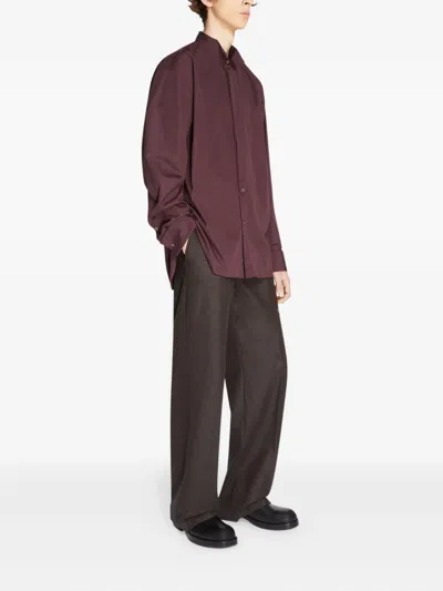 Dries Van Noten Cotton Shirt In Purple