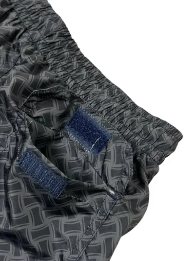 Drumohr Patterned Drawstring Swim Shorts In Gray
