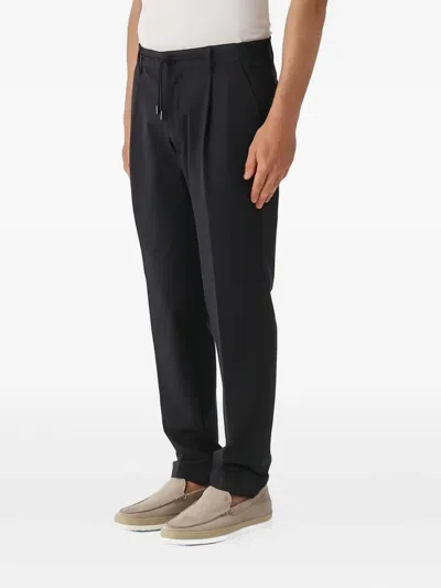 L.b.m 1911 Drawstring Pleated Trousers In Black