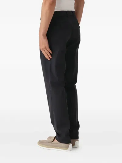 L.b.m 1911 Drawstring Pleated Trousers In Black