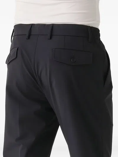 L.b.m 1911 Drawstring Pleated Trousers In Black