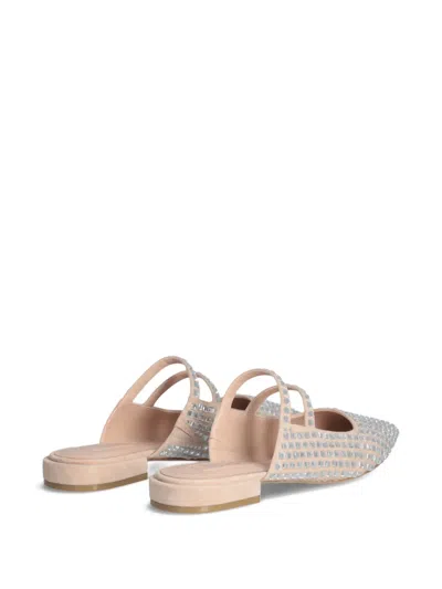 Liu •jo Pointed-toe Mules In Neutral