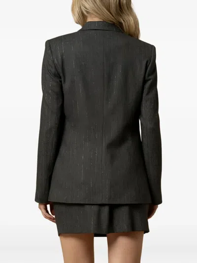 ELVETIA 细条纹西装夹克