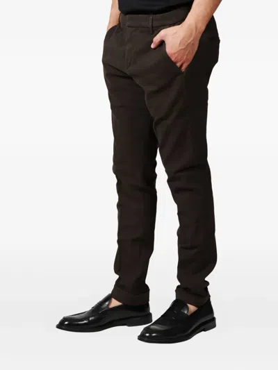 Dondup Gaubert Button Trousers In Brown