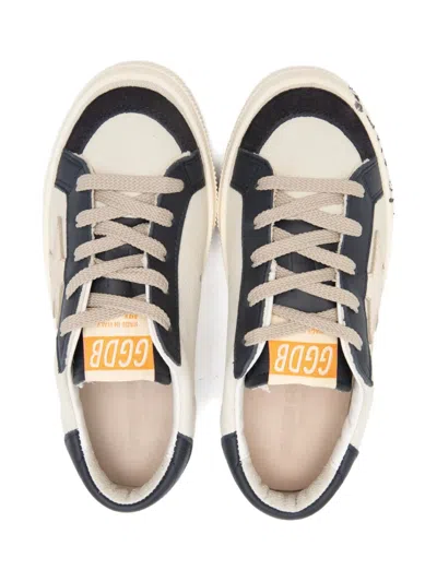 Golden Goose May With Double Toe Sneakers In Neutral