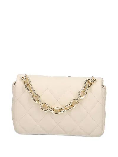 Gaëlle Mini Catena Studded Quilted Tote Bag In Neutral