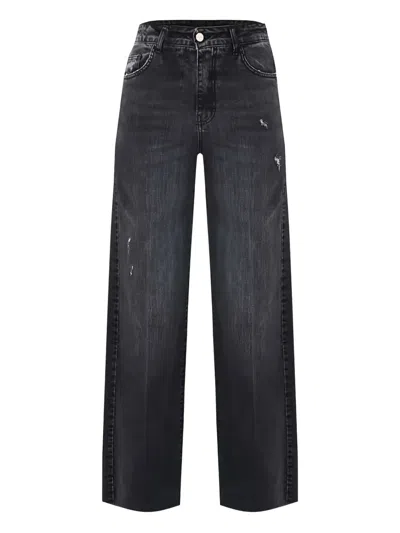 Kocca Jeraldina Distressed Jeans In Black
